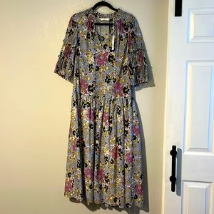 NWT Rebecca Taylor floral dress